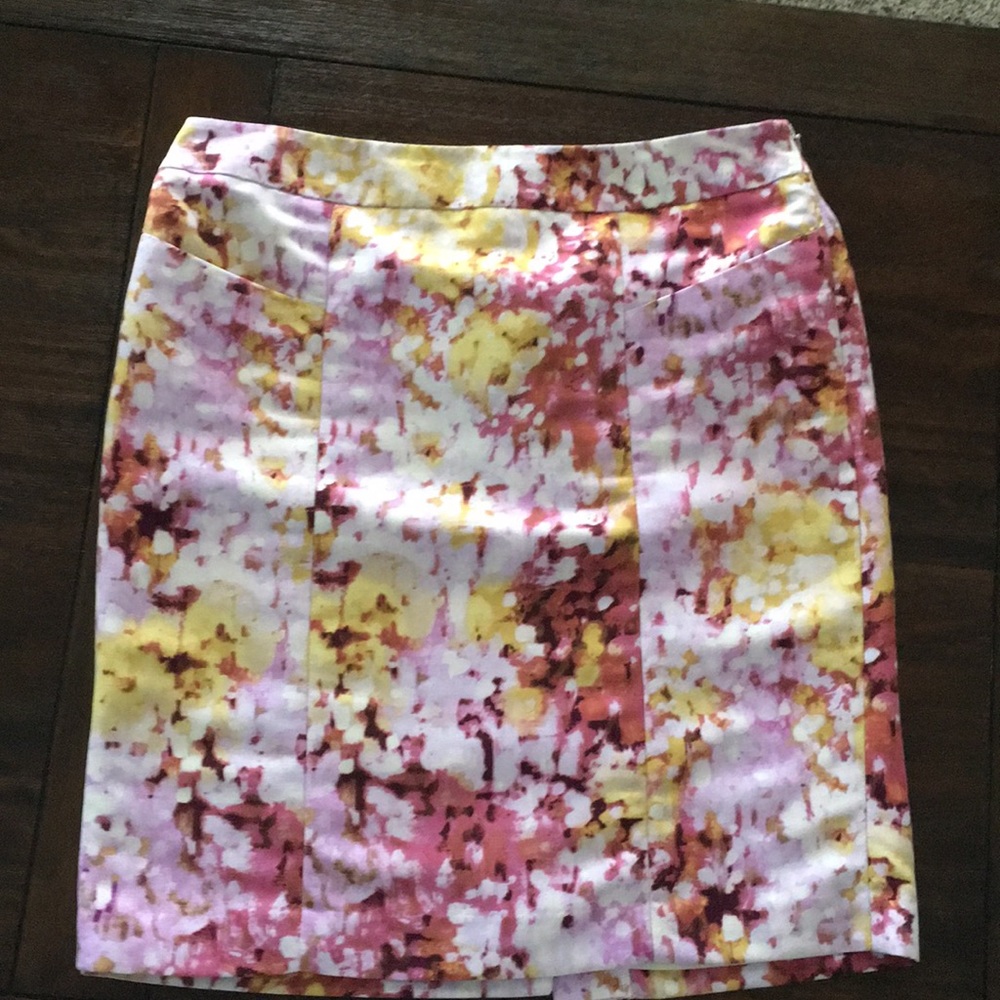 Loft floral skirt